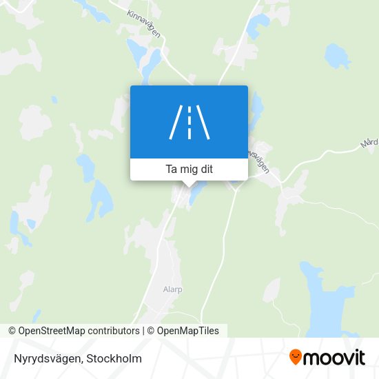 Nyrydsvägen karta