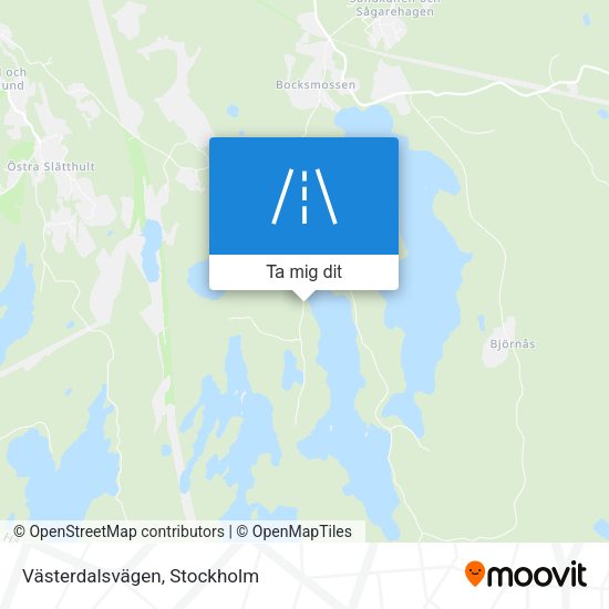 Västerdalsvägen karta