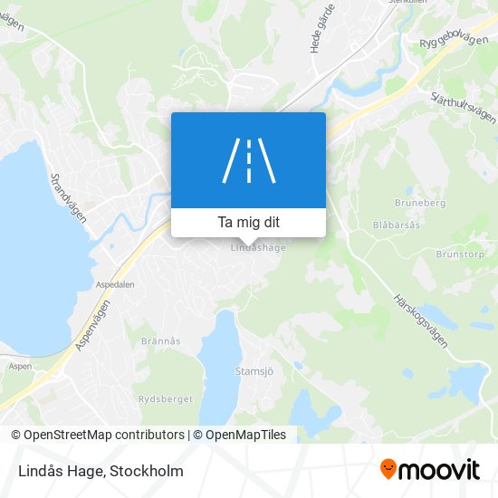 Lindås Hage karta