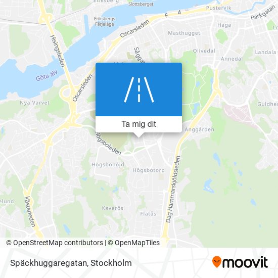 Späckhuggaregatan karta