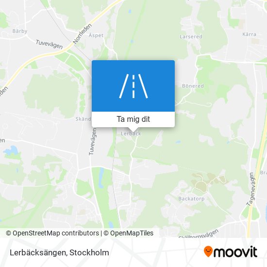 Lerbäcksängen karta