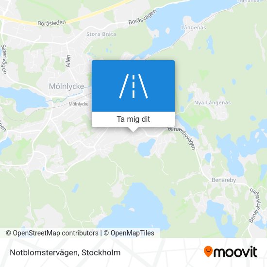 Notblomstervägen karta