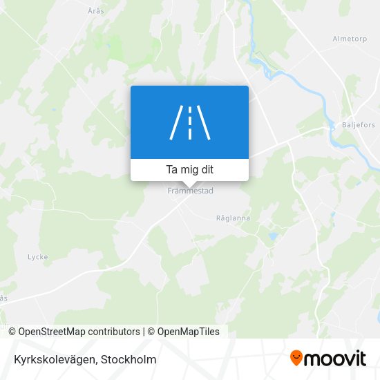 Kyrkskolevägen karta