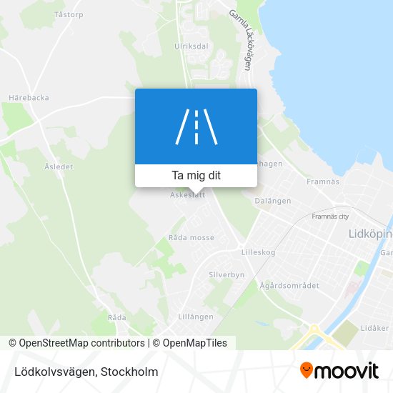 Lödkolvsvägen karta