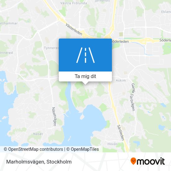 Marholmsvägen karta
