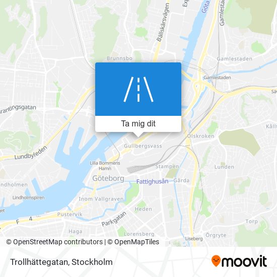 Trollhättegatan karta