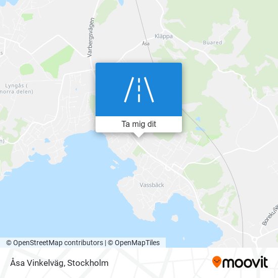 Åsa Vinkelväg karta