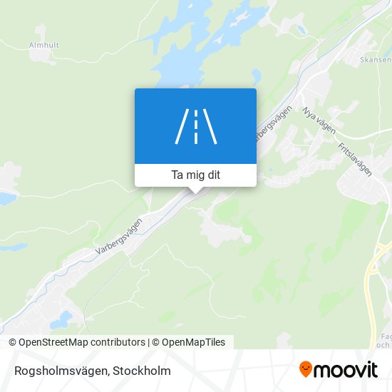 Rogsholmsvägen karta