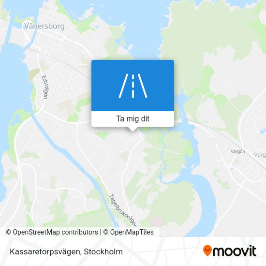 Kassaretorpsvägen karta