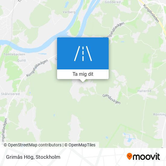 Grimås Hög karta