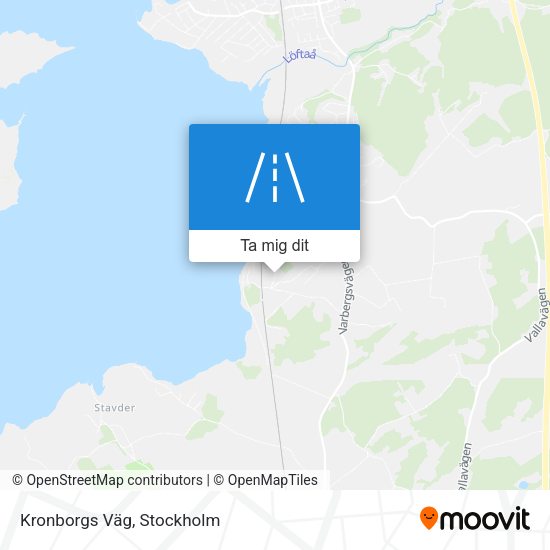 Kronborgs Väg karta