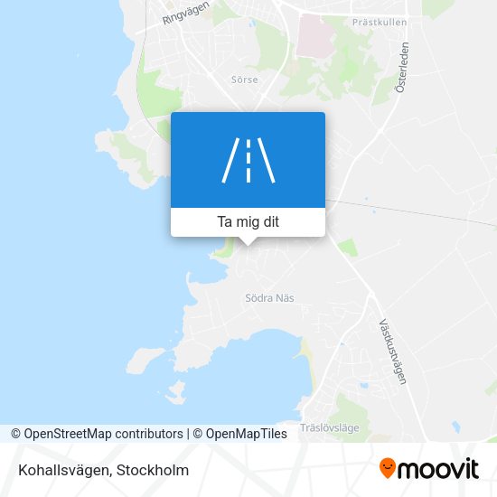 Kohallsvägen karta