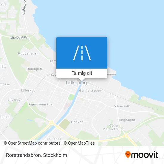 Rörstrandsbron karta