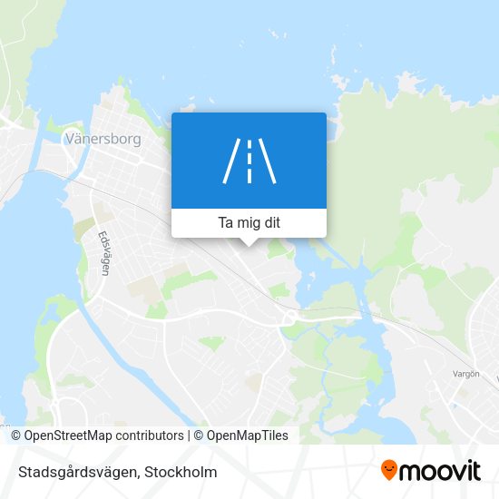 Stadsgårdsvägen karta