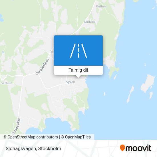 Sjöhagsvägen karta