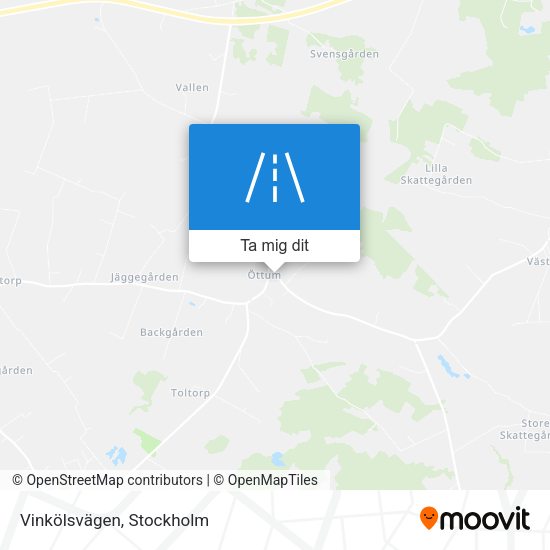 Vinkölsvägen karta