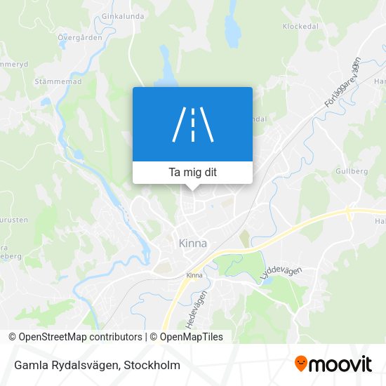 Gamla Rydalsvägen karta