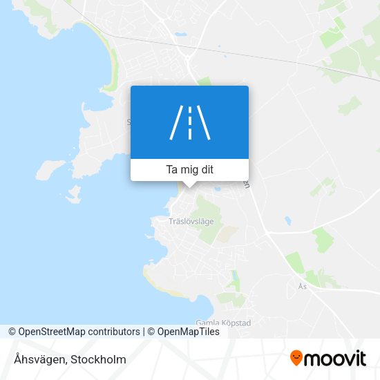 Åhsvägen karta