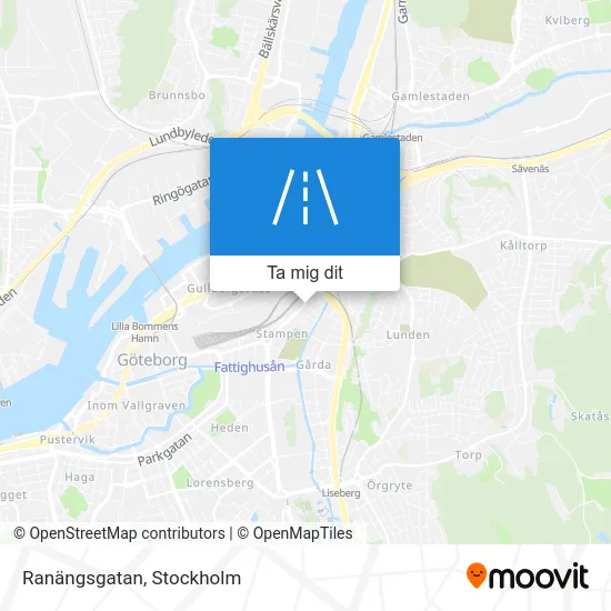 Ranängsgatan karta