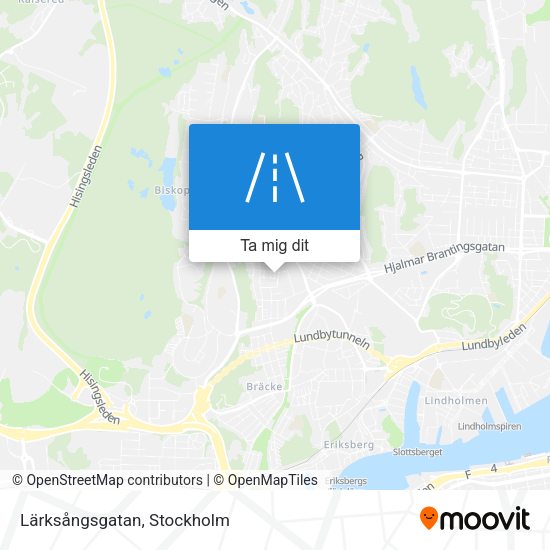 Lärksångsgatan karta