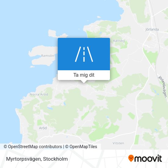 Myrtorpsvägen karta