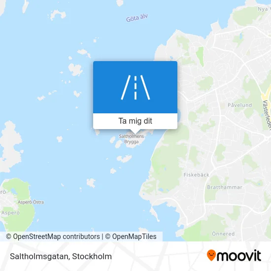 Saltholmsgatan karta