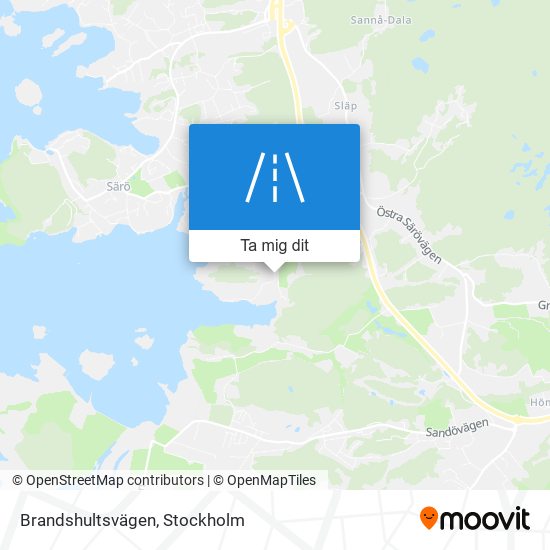 Brandshultsvägen karta