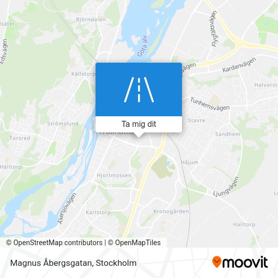 Magnus Åbergsgatan karta