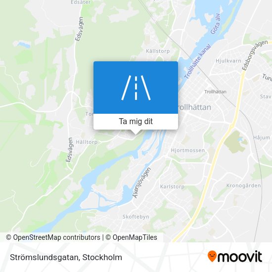 Strömslundsgatan karta