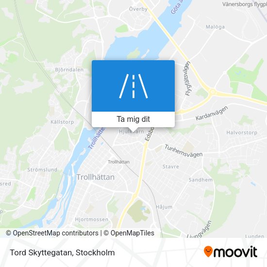 Tord Skyttegatan karta