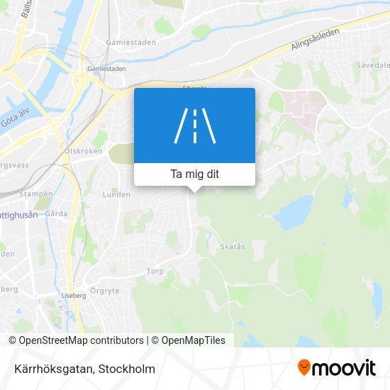 Kärrhöksgatan karta