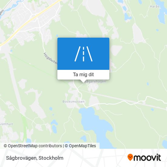 Sågbrovägen karta