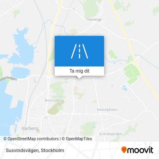 Susvindsvägen karta