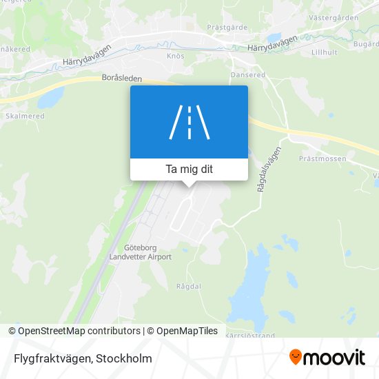 Flygfraktvägen karta