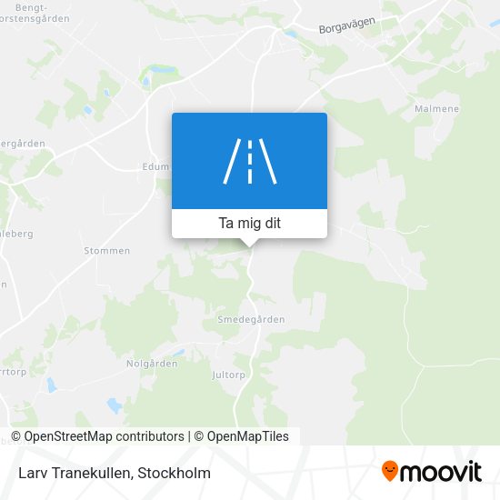 Larv Tranekullen karta