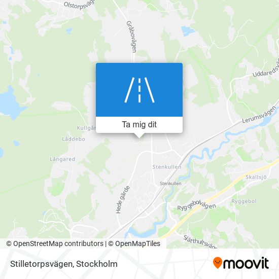 Stilletorpsvägen karta