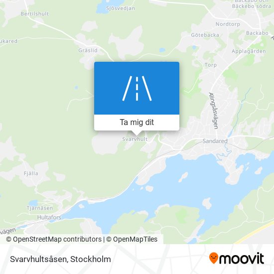 Svarvhultsåsen karta