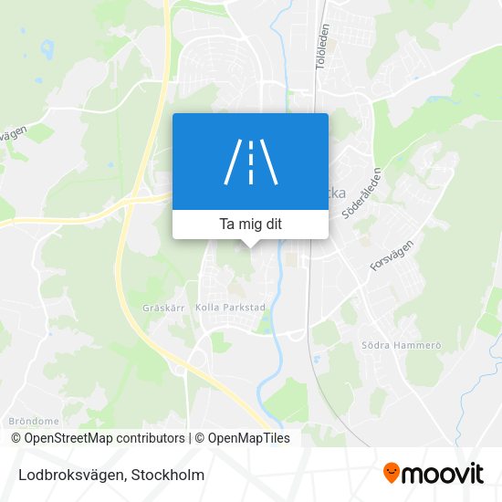 Lodbroksvägen karta