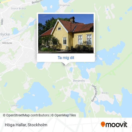 Höga Hallar karta