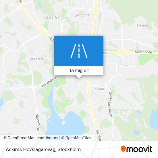 Askims Hovslagareväg karta