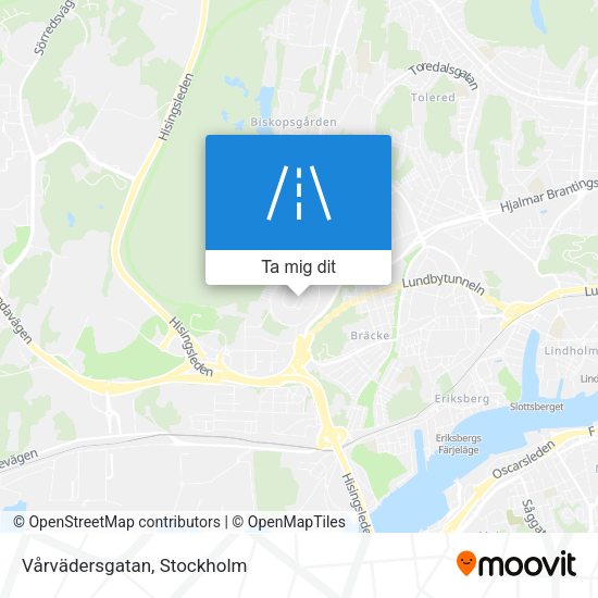 Vårvädersgatan karta