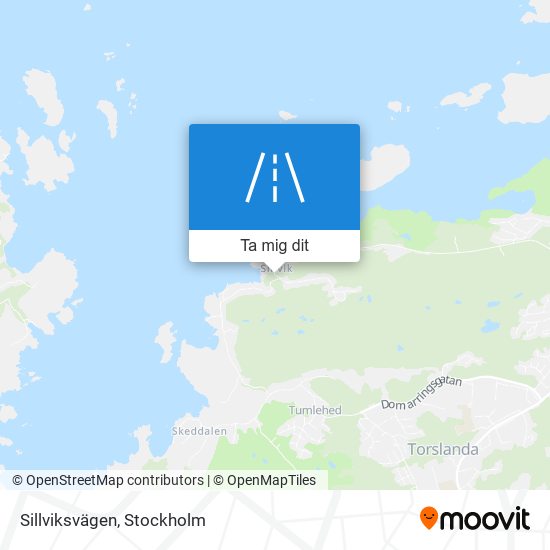 Sillviksvägen karta