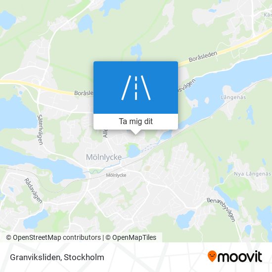 Granviksliden karta