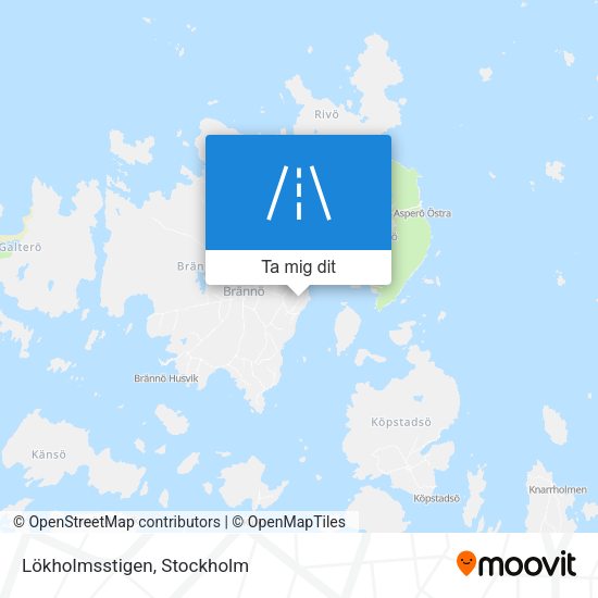 Lökholmsstigen karta