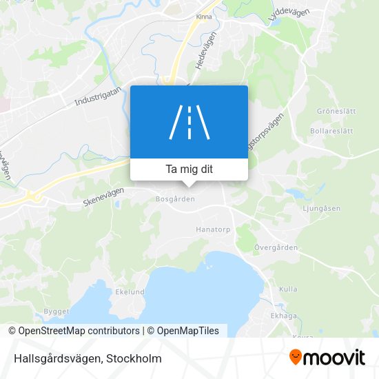 Hallsgårdsvägen karta