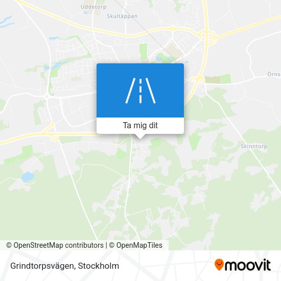 Grindtorpsvägen karta