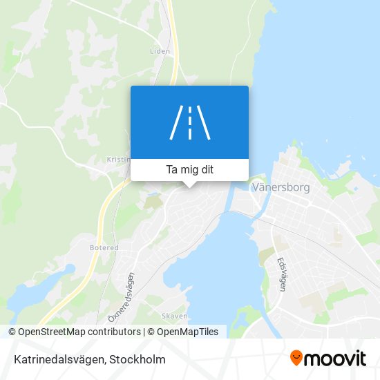 Katrinedalsvägen karta