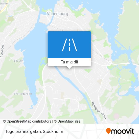 Tegelbrännargatan karta