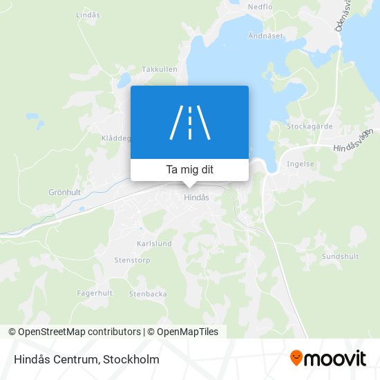 Hindås Centrum karta