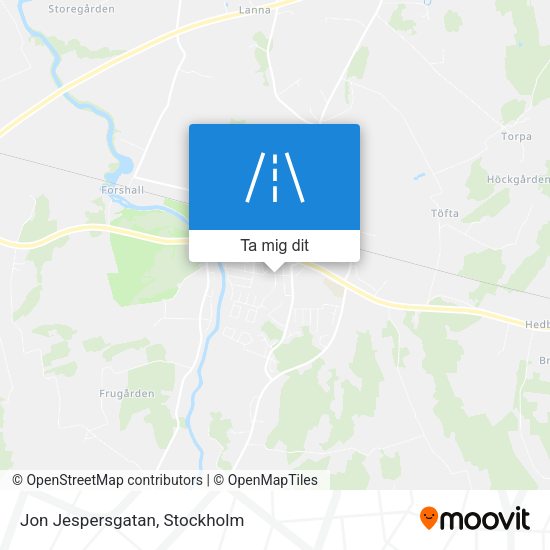 Jon Jespersgatan karta
